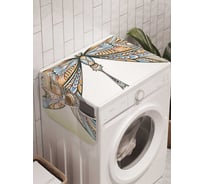 Органайзер для хранения Ambesonne "Узорчатая стрекоза" на стиральную машину, 45x120 см, cwm_5428