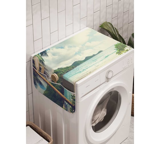 Органайзер для хранения Ambesonne "Жара на песке" на стиральную машину, 45x120 см, cwm_1232 1