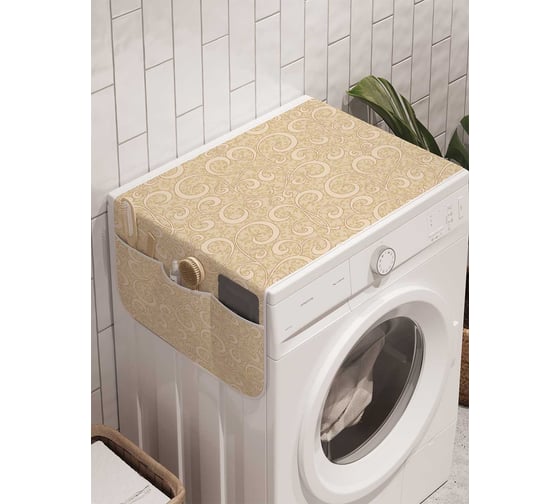 Органайзер для хранения Ambesonne "Классический орнамент" на стиральную машину, 45x120 см, cwm_13521 1