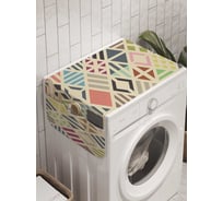 Органайзер для хранения Ambesonne "Цветная радость" на стиральную машину, 45x120 см, cwm_10722