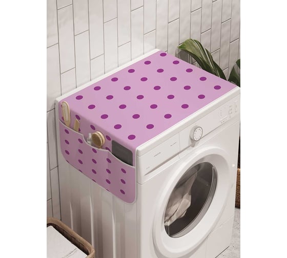 Органайзер для хранения Ambesonne "Прочные круги" на стиральную машину, 45x120 см, cwm_23332 1