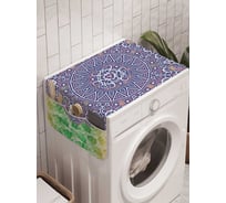 Органайзер для хранения Ambesonne "Знак цветов" на стиральную машину, 45x120 см, cwm_23379