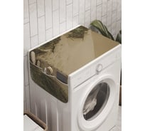 Органайзер для хранения Ambesonne "Маяк на песке" на стиральную машину, 45x120 см, cwm_7892