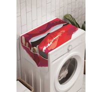 Органайзер для хранения Ambesonne "Губы соблазнения" на стиральную машину, 45x120 см, cwm_7821