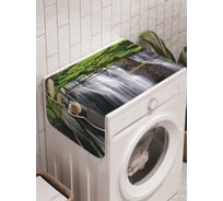 Органайзер для хранения Ambesonne "Водная стихия" на стиральную машину, 45x120 см, cwm_20942