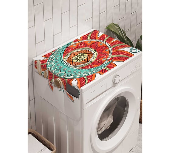 Органайзер для хранения Ambesonne "Лунное солнце" на стиральную машину, 45x120 см, cwm_19356 1