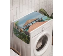 Органайзер для хранения Ambesonne "Морская беседка" на стиральную машину, 45x120 см, cwm_13833