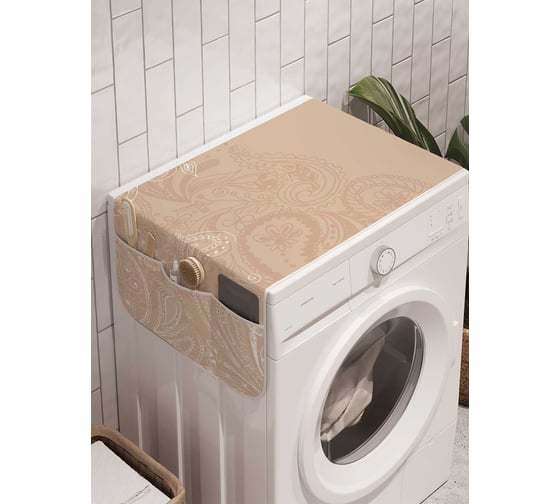 Органайзер для хранения Ambesonne "Ветреные лепестки" на стиральную машину, 45x120 см, cwm_13506 1