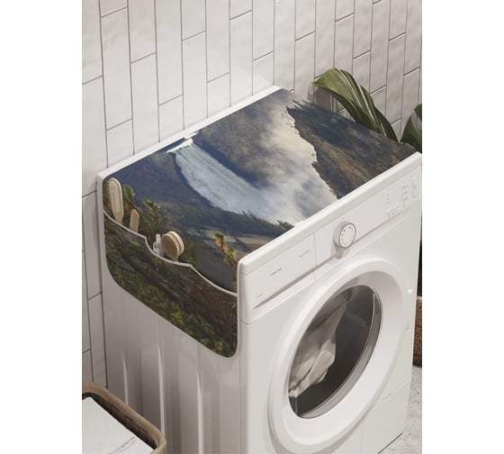 Органайзер для хранения Ambesonne "Водопад на Гранд-Каньон" на стиральную машину, 45x120 см, cwm_8452 1