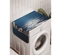 Органайзер для хранения Ambesonne "Лунные отблески" на стиральную машину, 45x120 см, cwm_6565