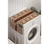 Органайзер для хранения Ambesonne "Полосы с орнаментом" на стиральную машину, 45x120 см, cwm_10212