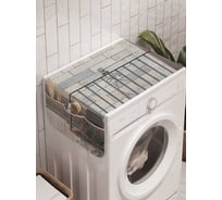 Органайзер для хранения Ambesonne "На тихом балконе" на стиральную машину, 45x120 см, cwm_8213