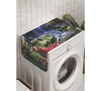 Органайзер для хранения Ambesonne "Фонтан весны" на стиральную машину, 45x120 см, cwm_8874