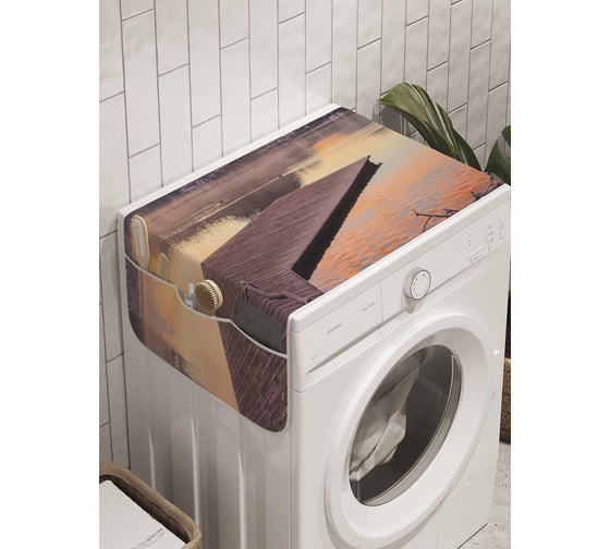 Органайзер для хранения Ambesonne "Широкий мостик" на стиральную машину, 45x120 см, cwm_9167 1