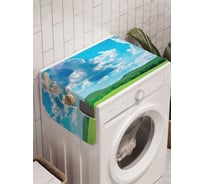 Органайзер для хранения Ambesonne "Найди умиротворение" на стиральную машину, 45x120 см, cwm_13660