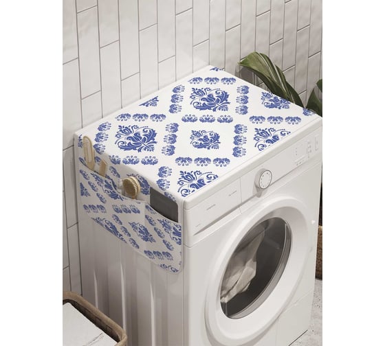 Органайзер для хранения Ambesonne "Богатые ромбики" на стиральную машину, 45x120 см, cwm_7925 1