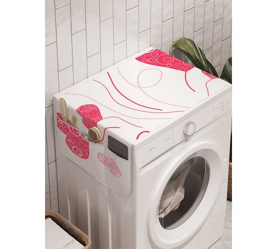 Органайзер для хранения Ambesonne "Любовное поднесение" на стиральную машину, 45x120 см, cwm_11727 1