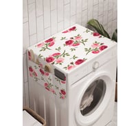 Органайзер для хранения Ambesonne "Цветочная среда" на стиральную машину, 45x120 см, cwm_10576