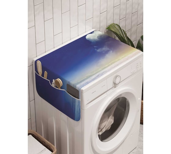 Органайзер для хранения Ambesonne "Лунная дорога" на стиральную машину, 45x120 см, cwm_6626 1