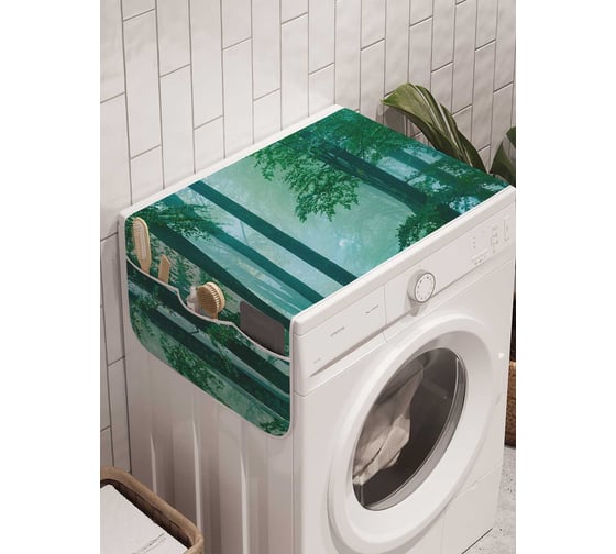 Органайзер для хранения Ambesonne "Лесное сокровище" на стиральную машину, 45x120 см, cwm_22017 1