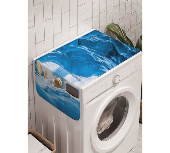 Органайзер для хранения Ambesonne "Зимняя пещера" на стиральную машину, 45x120 см, cwm_14750 1