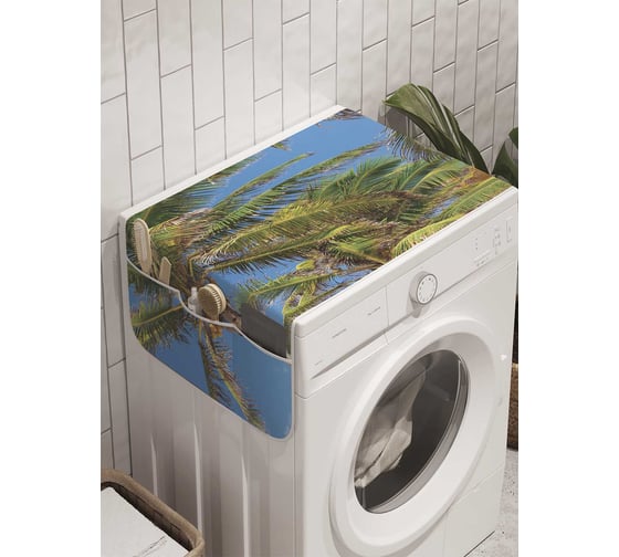 Органайзер для хранения Ambesonne "Жаркий пляж" на стиральную машину, 45x120 см, cwm_10159 1