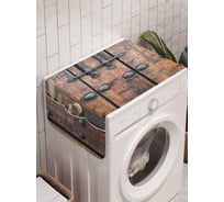 Органайзер для хранения Ambesonne "Дверь с символом" на стиральную машину, 45x120 см, cwm_11647