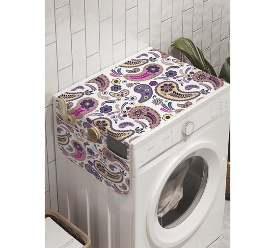Органайзер для хранения Ambesonne "Восхитительный апрель" на стиральную машину, 45x120 см, cwm_8132 1