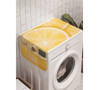 Органайзер для хранения Ambesonne "Разложенный апельсин" на стиральную машину, 45x120 см, cwm_21899