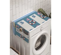 Органайзер для хранения Ambesonne "Бассейн с номерами" на стиральную машину, 45x120 см, cwm_8398