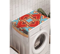 Органайзер для хранения Ambesonne "Красочный азарт" на стиральную машину, 45x120 см, cwm_21225
