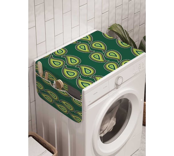 Органайзер для хранения Ambesonne "Лепесточное движение" на стиральную машину, 45x120 см, cwm_21948