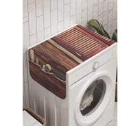 Органайзер для хранения Ambesonne "Старые западные двери салуна" на стиральную машину, 45x120 см, cwm_10241