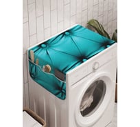 Органайзер для хранения Ambesonne "Оббивка двери" на стиральную машину, 45x120 см, cwm_12014