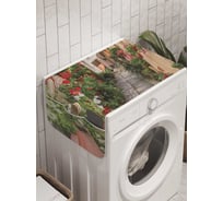Органайзер для хранения Ambesonne "Изобилие вазонов" на стиральную машину, 45x120 см, cwm_9211