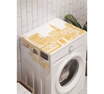 Органайзер для хранения Ambesonne "Городское сплетение" на стиральную машину, 45x120 см, cwm_5414