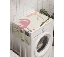 Органайзер для хранения Ambesonne "Фламинго на ветках" на стиральную машину, 45x120 см, cwm_9041