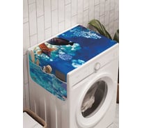 Органайзер для хранения Ambesonne "Рыбное стремление" на стиральную машину, 45x120 см, cwm_21294