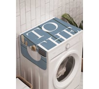 Органайзер для хранения Ambesonne "Пляжное приветствие" на стиральную машину, 45x120 см, cwm_5327