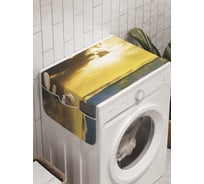 Органайзер для хранения Ambesonne "Неспокойное море" на стиральную машину, 45x120 см, cwm_10254