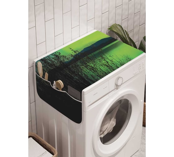 Органайзер для хранения Ambesonne "Эти белые ночи" на стиральную машину, 45x120 см, cwm_6633 1