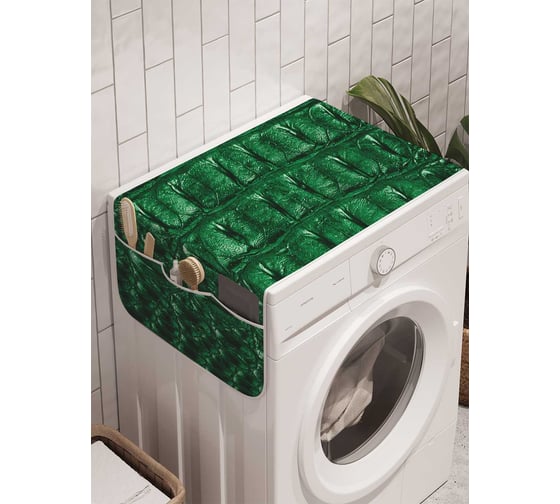 Органайзер для хранения Ambesonne "Кожа крокодила" на стиральную машину, 45x120 см, cwm_14056 1