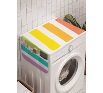 Органайзер для хранения Ambesonne "Вертикаль красок" на стиральную машину, 45x120 см, cwm_29315