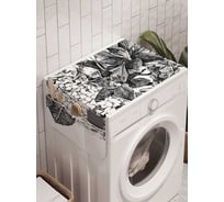 Органайзер для хранения Ambesonne "Природные букеты" на стиральную машину, 45x120 см, cwm_18105