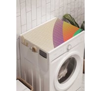 Органайзер для хранения Ambesonne "Павлинья текстура" на стиральную машину, 45x120 см, cwm_29261