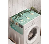 Органайзер для хранения Ambesonne "Украшения на дереве" на стиральную машину, 45x120 см, cwm_18202