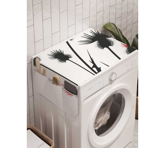 Органайзер для хранения Ambesonne "Краски чертополоха" на стиральную машину, 45x120 см, cwm_4399 1