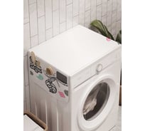 Органайзер для хранения Ambesonne "Стрекозы в цветочном круге" на стиральную машину, 45x120 см, cwm_18340