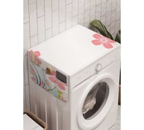 Органайзер для хранения Ambesonne "Нежные стрекозы" на стиральную машину, 45x120 см, cwm_18341