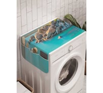 Органайзер для хранения Ambesonne "Каменное мелководье" на стиральную машину, 45x120 см, cwm_18442